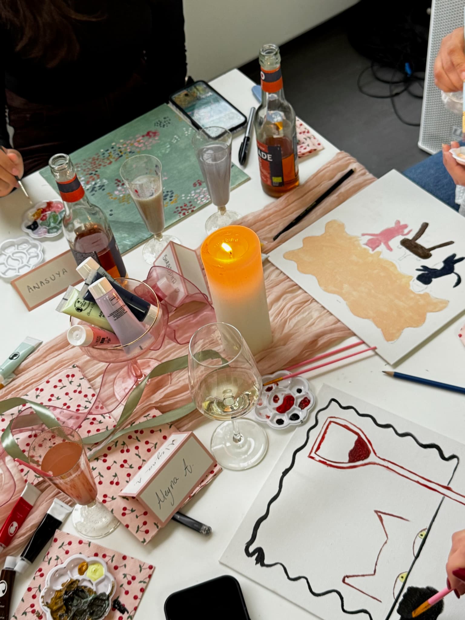 Palettes, wine and works in progress — The Link, Rotterdam