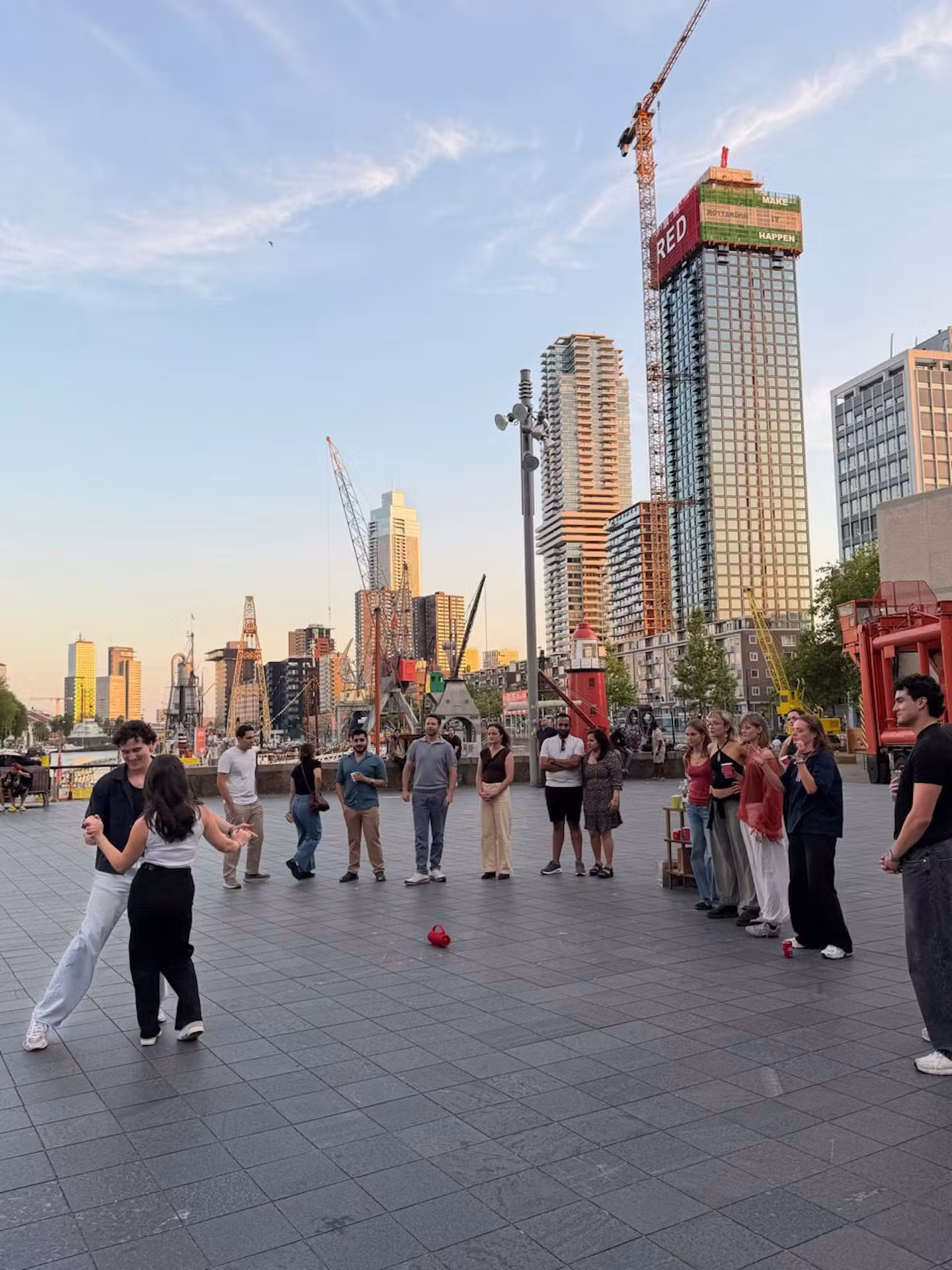 The first dance of the evening — The Link, Rotterdam