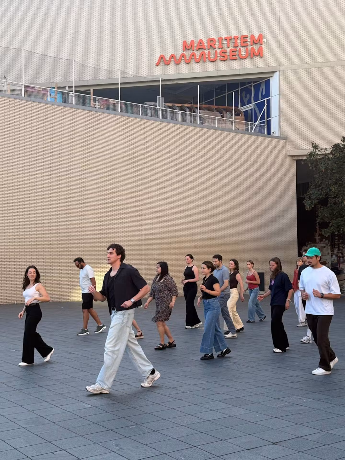 Walking it out by the Maritiem Museum — The Link, Rotterdam